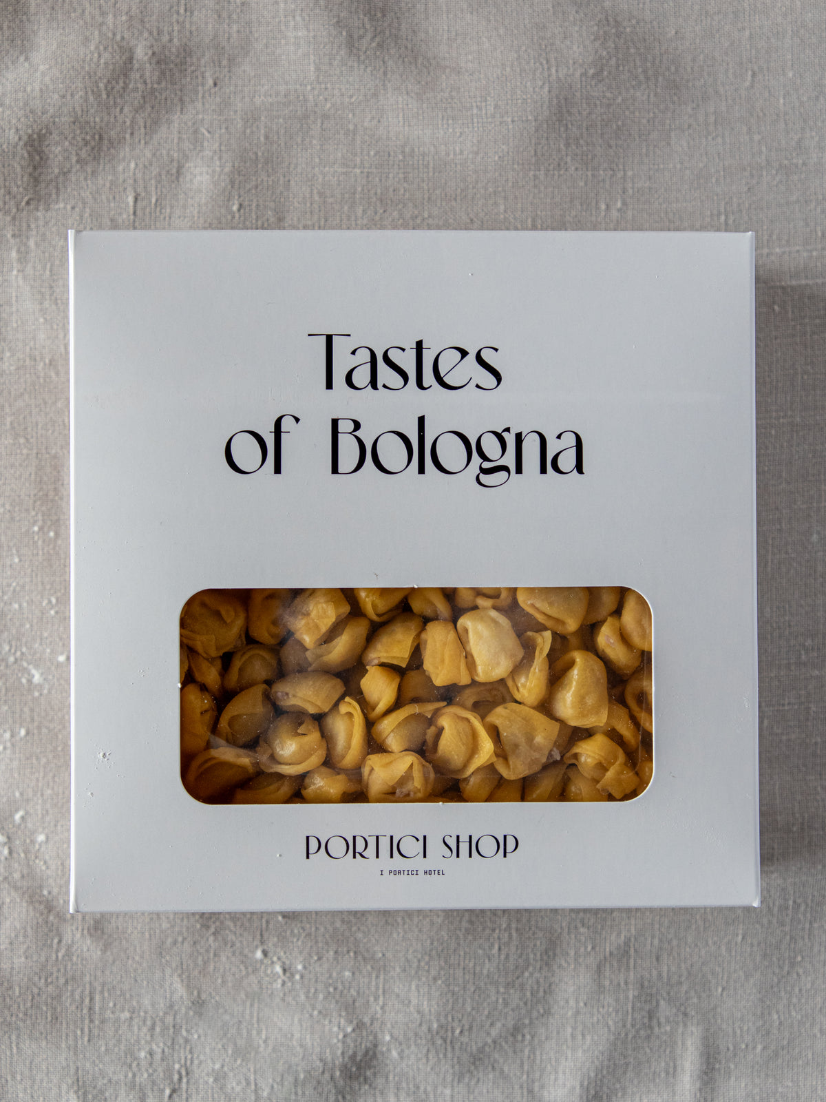 Tortellini in confezione regalo. In ATM