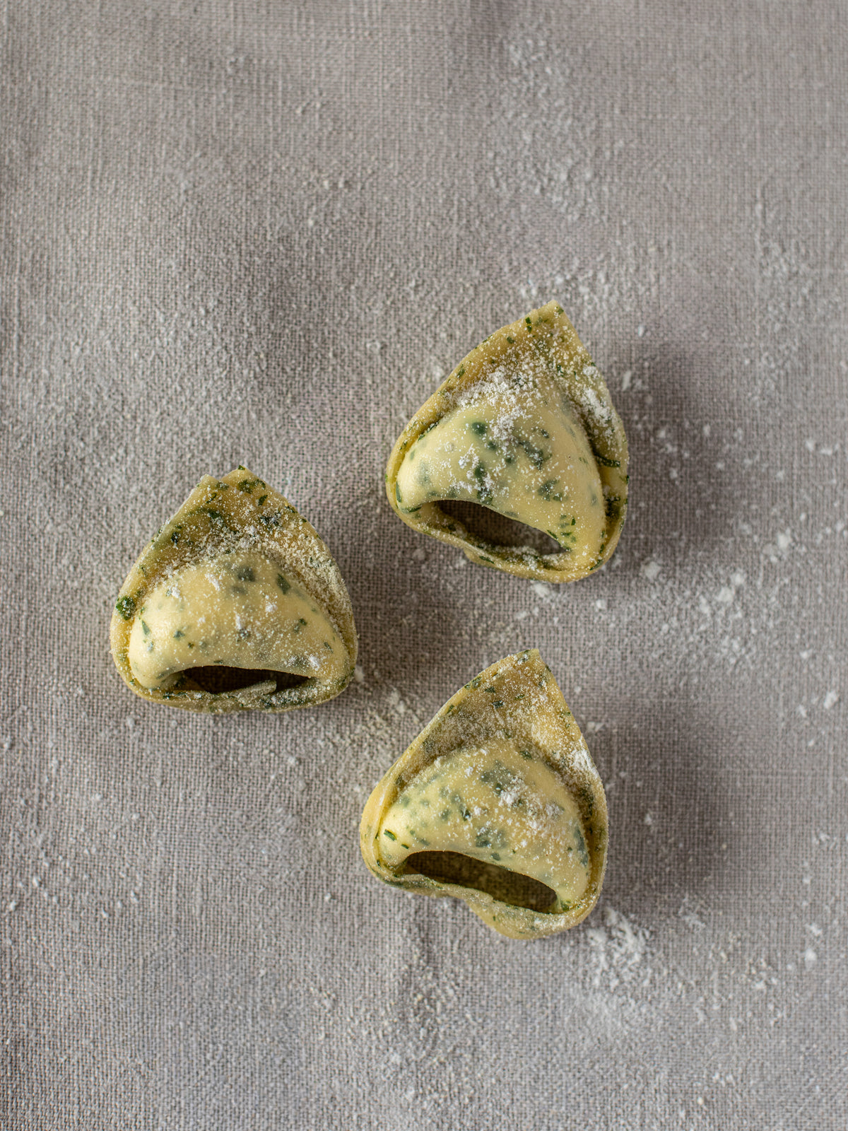 Tortelloni con Ricotta e Prezzemolo "Animalier"