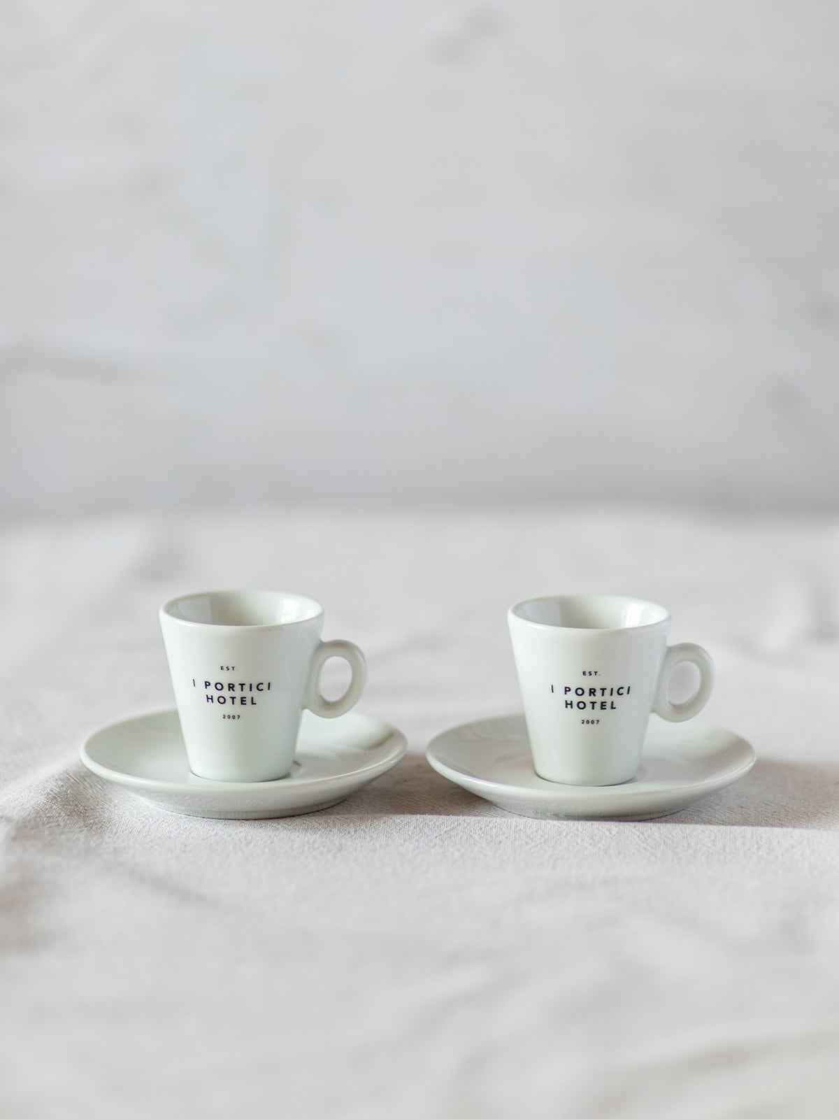 Tazzine da Caffè con Piattino — I Portici Hotel | Set da 2
