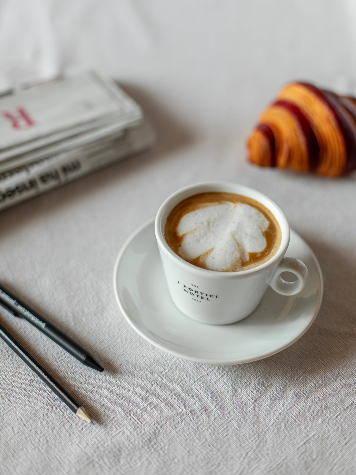 Tazza da Cappuccino con piattino — I Portici Hotel