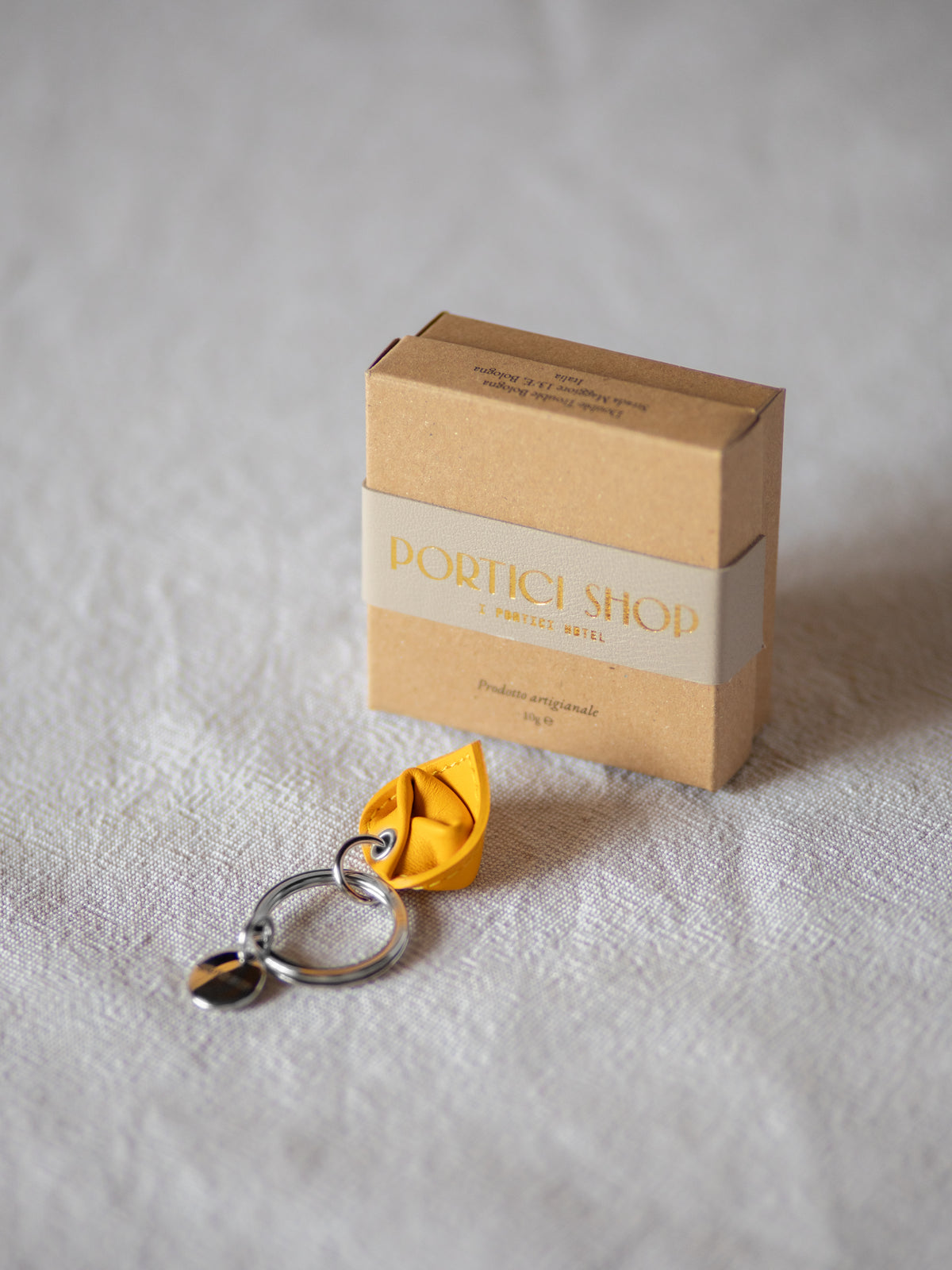 Portachiave Tortellino — Giallo Tradizionale