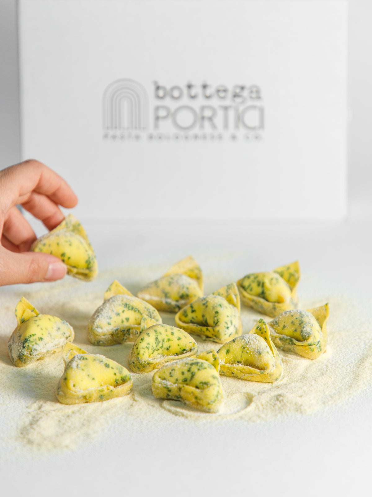Tortelloni con Ricotta e Prezzemolo "Animalier"